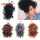 High Puff Kinky Curly Synthetic Ponytail With Bang